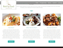 Tablet Screenshot of bebektepisawahrestaurant.com